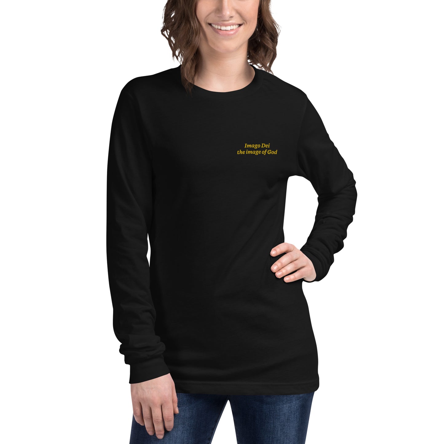 Imago Dei Long Sleeve Embroidered Shirt