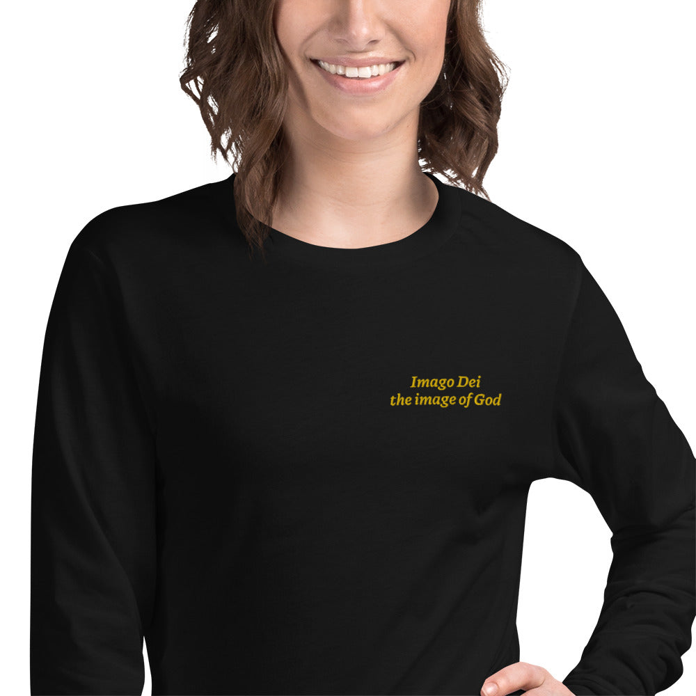 Imago Dei Long Sleeve Embroidered Shirt