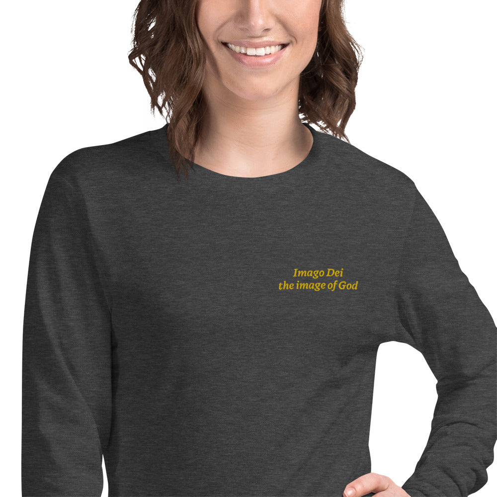 Imago Dei Long Sleeve Embroidered Shirt