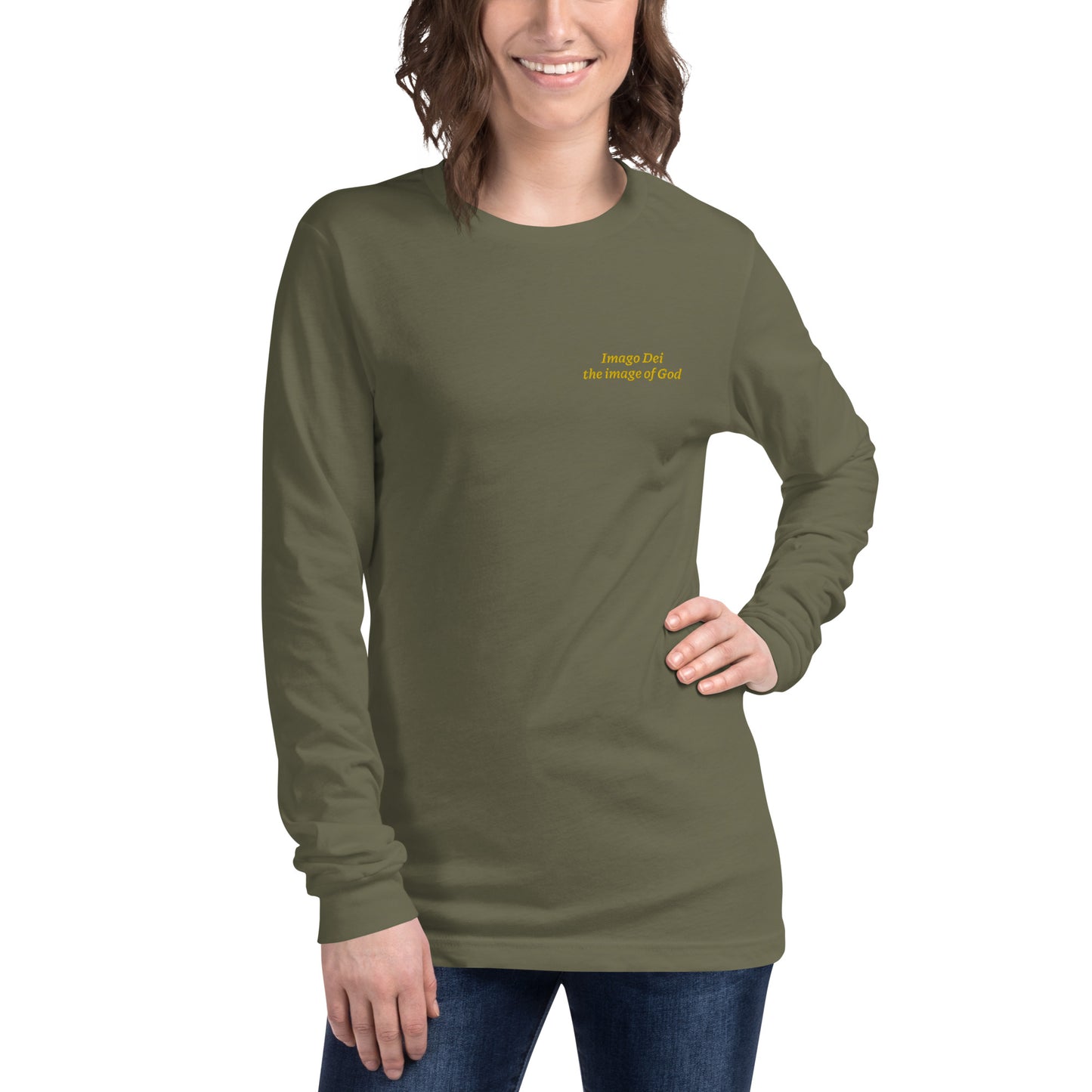 Imago Dei Long Sleeve Embroidered Shirt