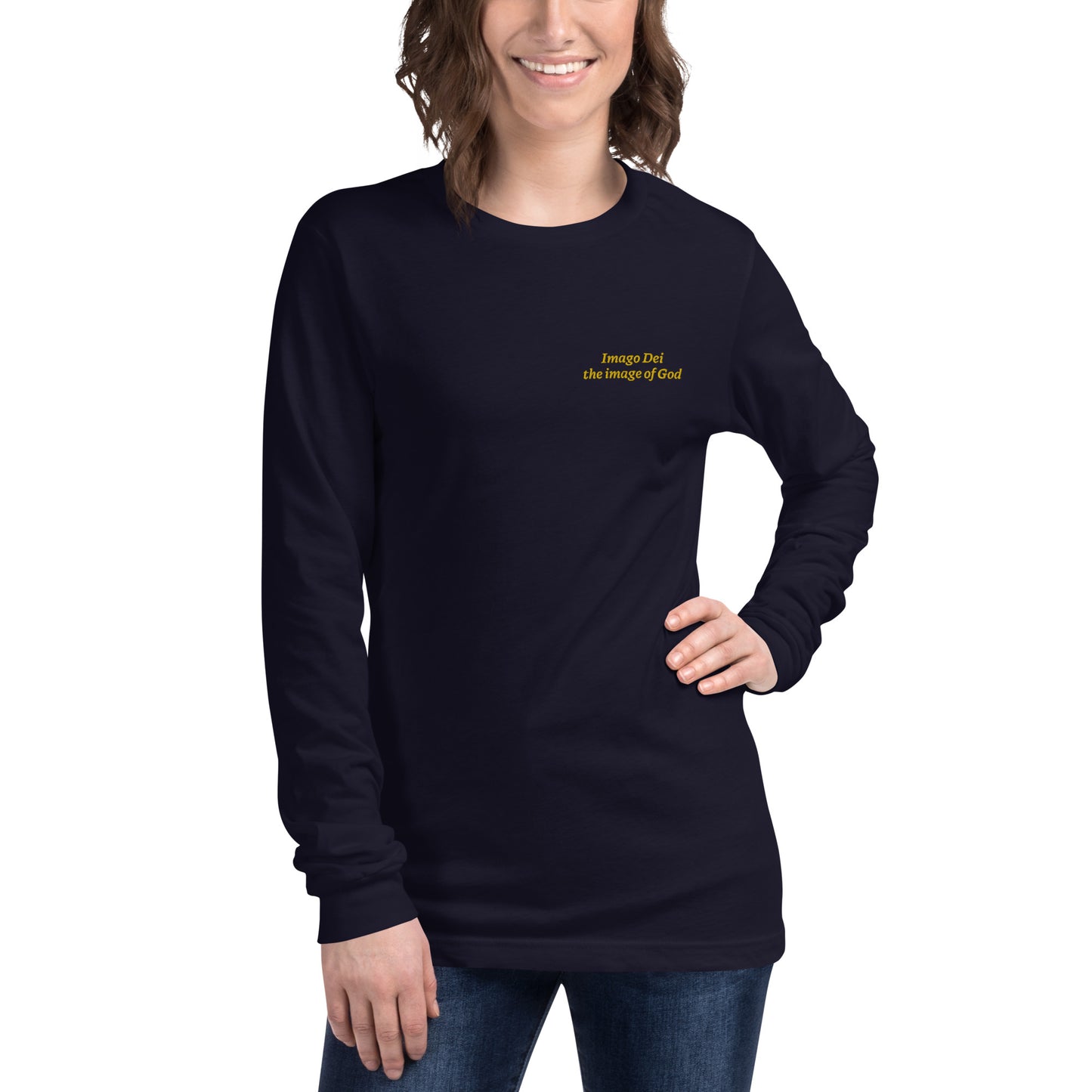Imago Dei Long Sleeve Embroidered Shirt