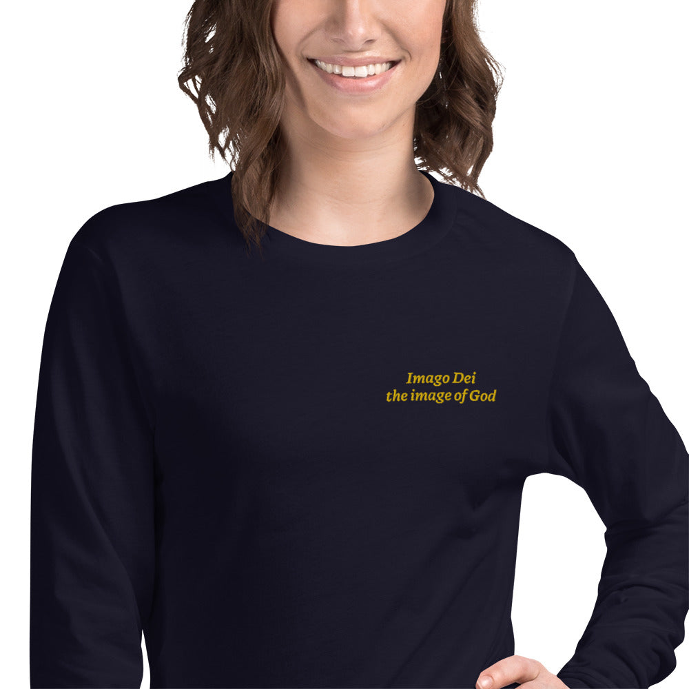 Imago Dei Long Sleeve Embroidered Shirt