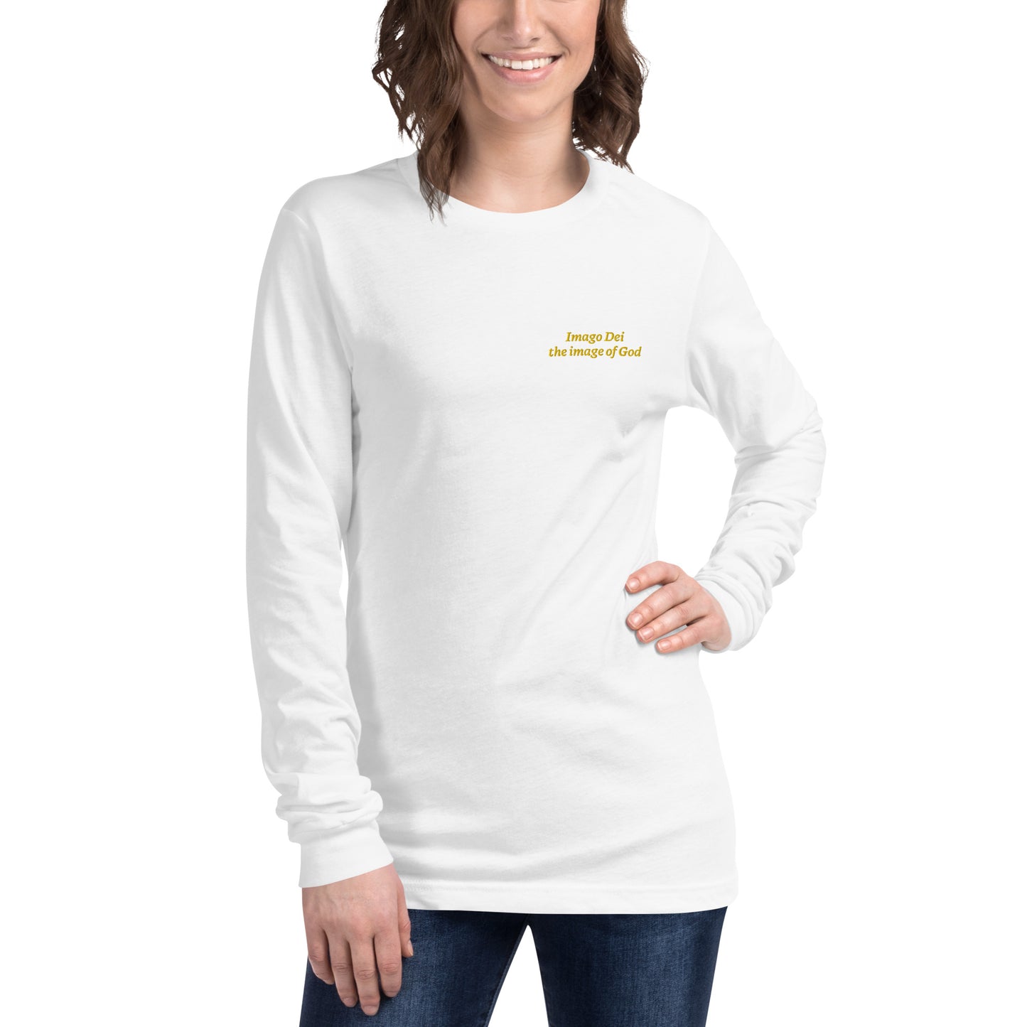 Imago Dei Long Sleeve Embroidered Shirt