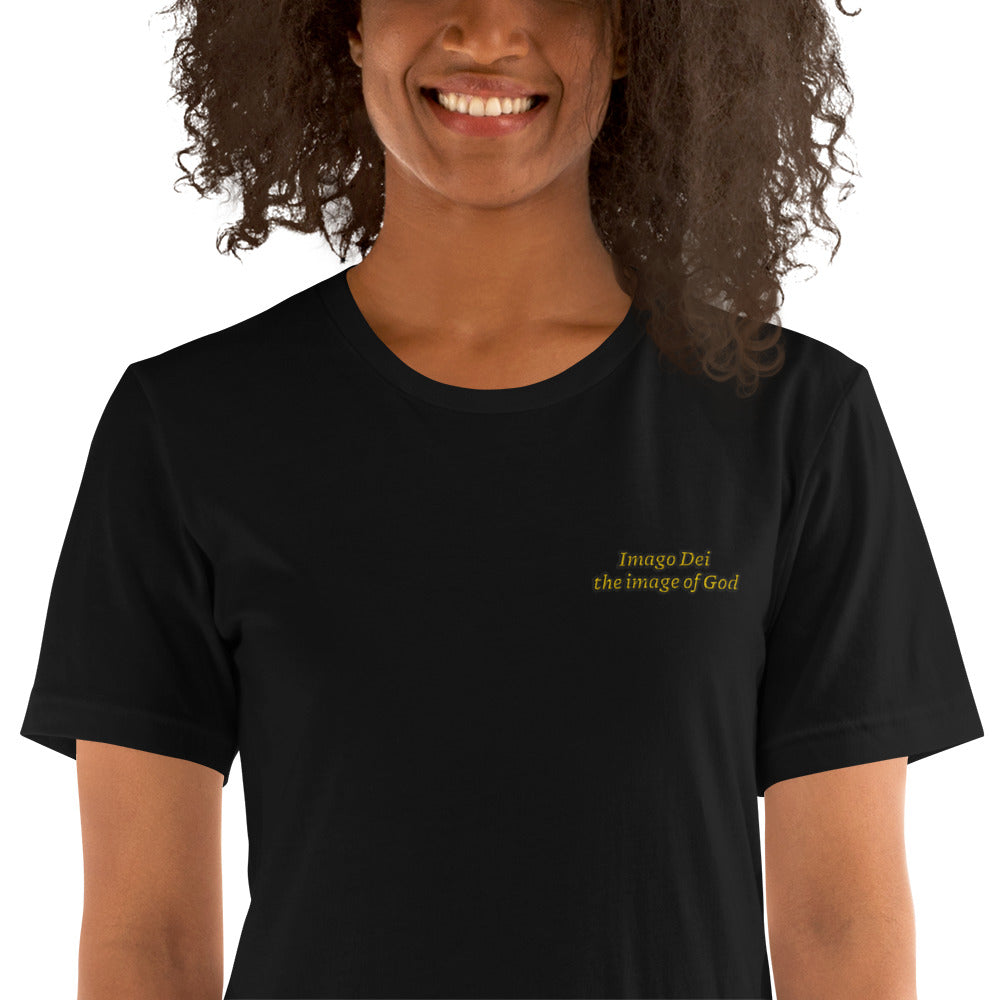 Imago Dei embroidered unisex t-shirt