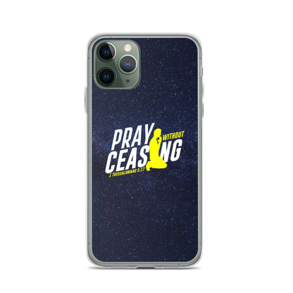 Pray without ceasing iPhone Case