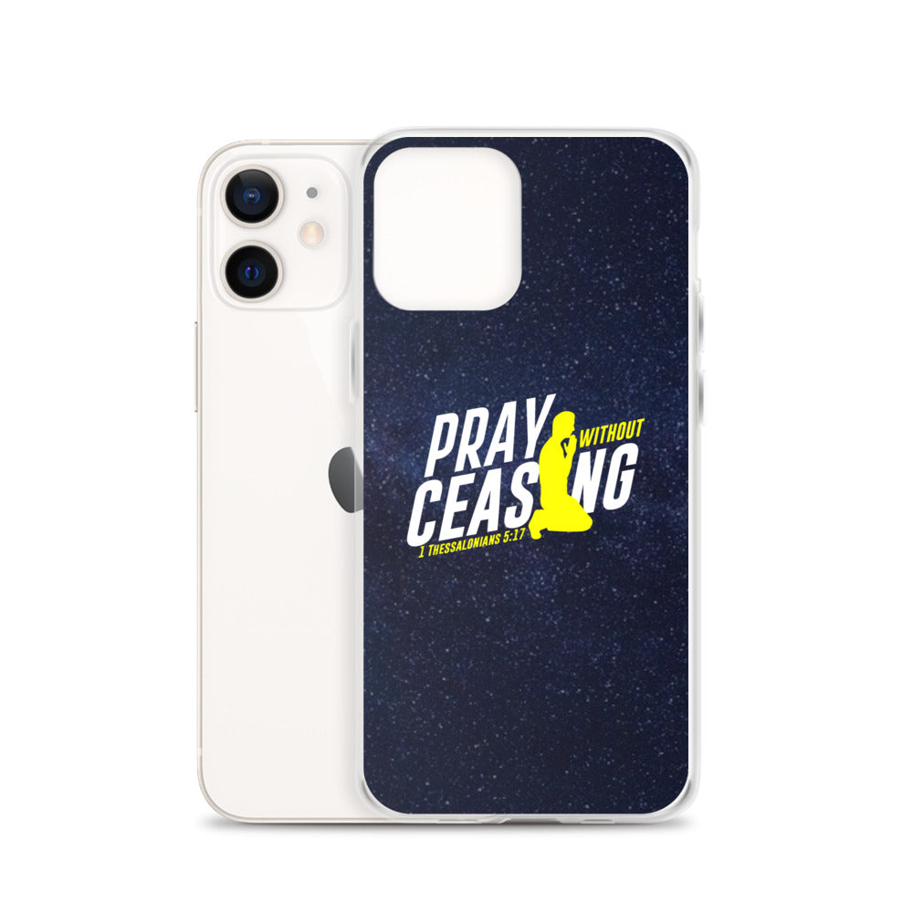 Pray without ceasing iPhone Case