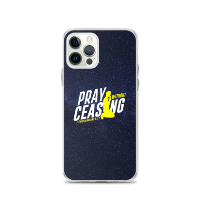 Pray without ceasing iPhone Case