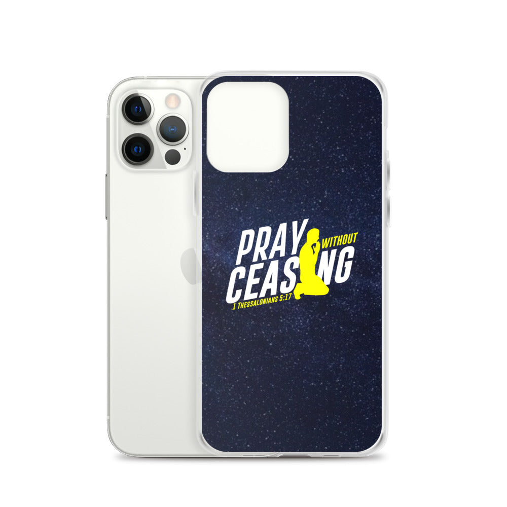 Pray without ceasing iPhone Case