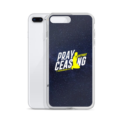Pray without ceasing iPhone Case