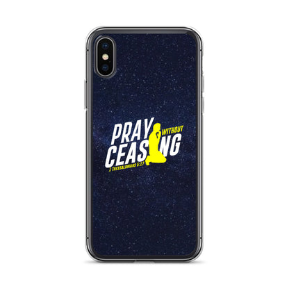 Pray without ceasing iPhone Case