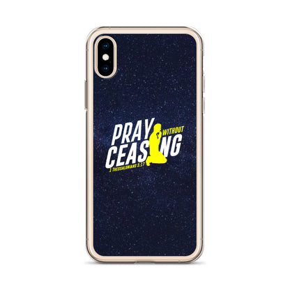 Pray without ceasing iPhone Case