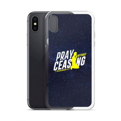 Pray without ceasing iPhone Case