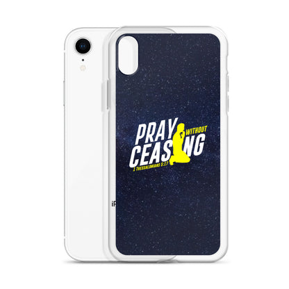 Pray without ceasing iPhone Case
