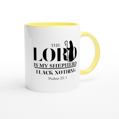 The Lord is my shepherd mug