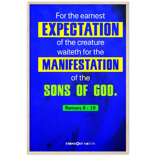 Manifestation of the Sons of God Poster