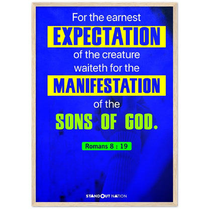 Manifestation of the Sons of God Poster