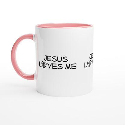 Jesus loves me mug