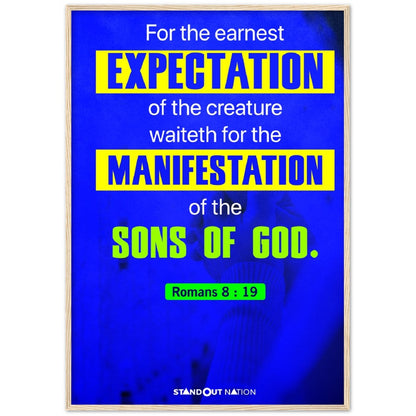 Manifestation of the Sons of God Poster