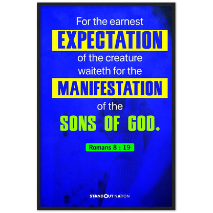 Manifestation of the Sons of God Poster