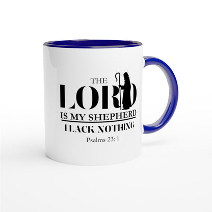 The Lord is my shepherd mug