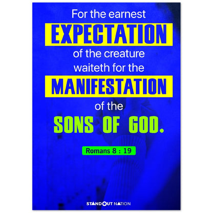Manifestation of the Sons of God Poster