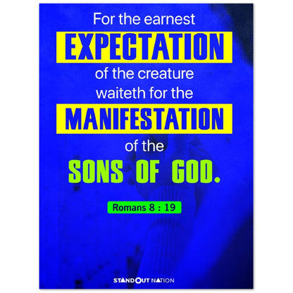 Manifestation of the Sons of God Poster