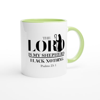 The Lord is my shepherd mug