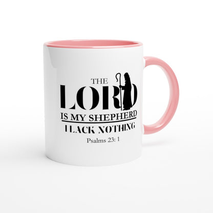 The Lord is my shepherd mug