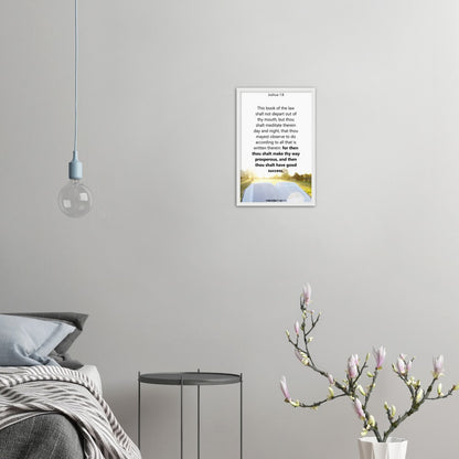 Thou shall meditate day and night Poster