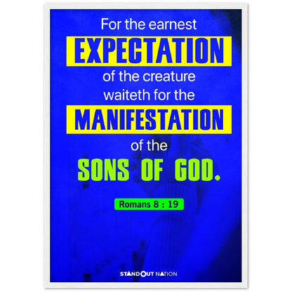 Manifestation of the Sons of God Poster