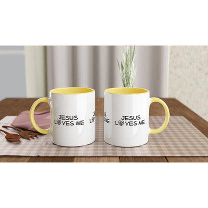 Jesus loves me mug