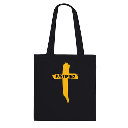 JUSTIFIED Tote Bag from Cross Series