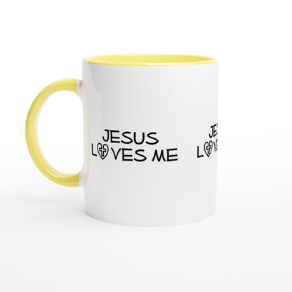 Jesus loves me mug