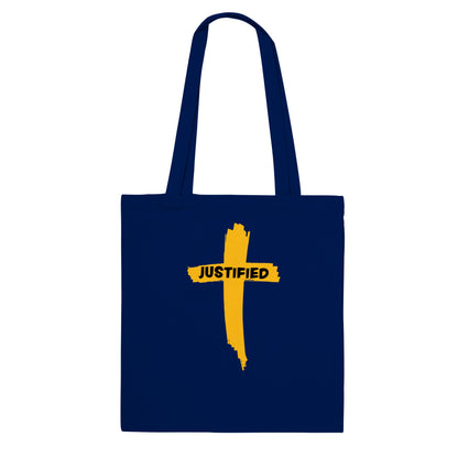 JUSTIFIED Tote Bag from Cross Series