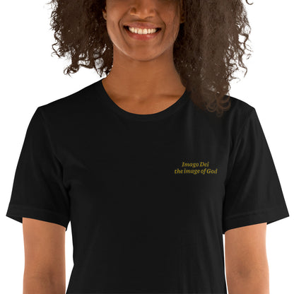 Imago Dei embroidered unisex t-shirt