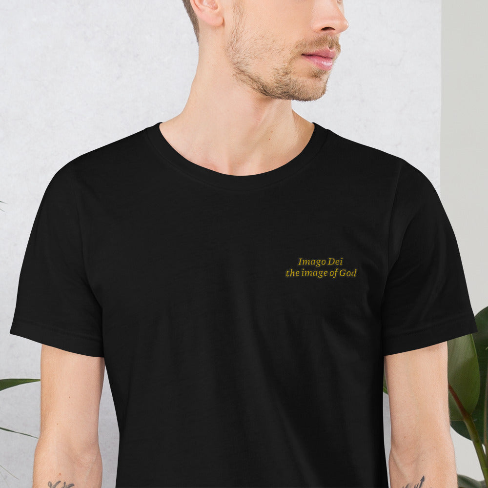 Imago Dei embroidered unisex t-shirt