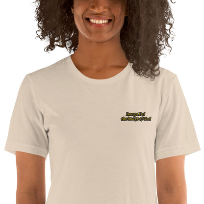 Imago Dei embroidered unisex t-shirt