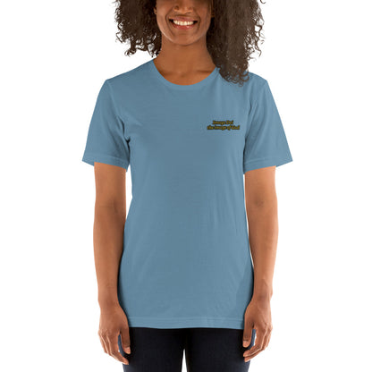 Imago Dei embroidered unisex t-shirt