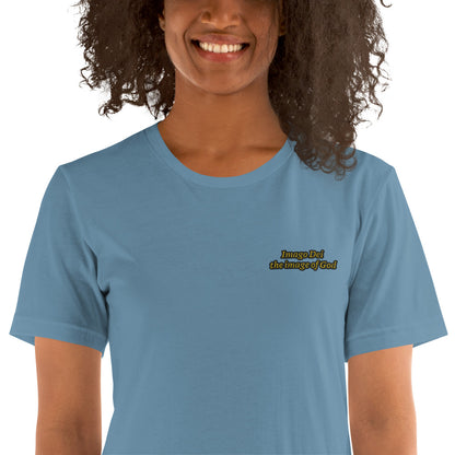 Imago Dei embroidered unisex t-shirt