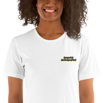 Imago Dei embroidered unisex t-shirt